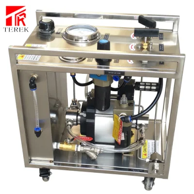 Banc d'essai de pompe à pression hydrostatique/hydro/hydraulique de marque Terek pour l'essai de bouteilles de gaz de tuyaux flexibles