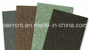 Prix ​​usine de matériau imperméable à l'eau de bitume de surface de sable coloré