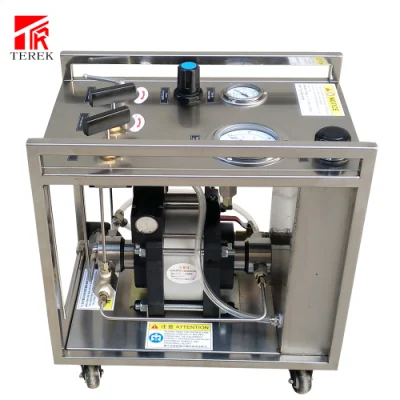 Banc d'essai de pompe d'essai hydraulique de système d'injection chimique à haute pression de pompe pneumatique