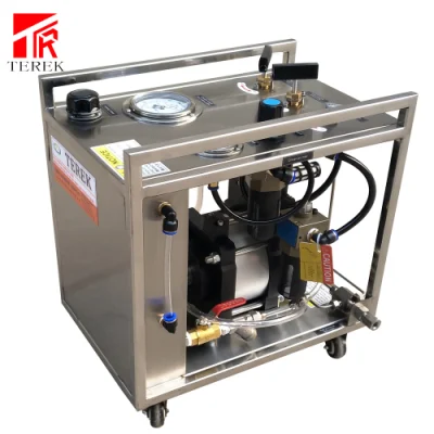 Pompe de test de pression hydrostatique pneumatique haute pression de marque Terek pour les tests de vannes et de tuyaux 400 à 60000 Psi
