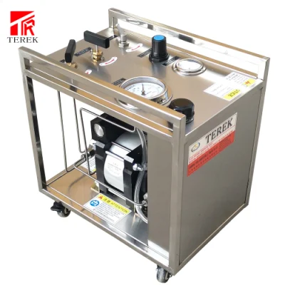 Test de pression hydraulique hydrostatique de pompe de surpression pneumatique Liuqid de haute qualité de marque Terek pour les tests de tuyaux et de cylindres de vannes