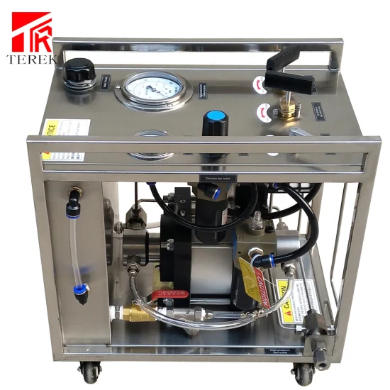 Banc d'essai pneumatique de pompe de surpression de liquide de marque Terek pour l'essai de tuyaux/tuyaux/tubes/tubes de frein