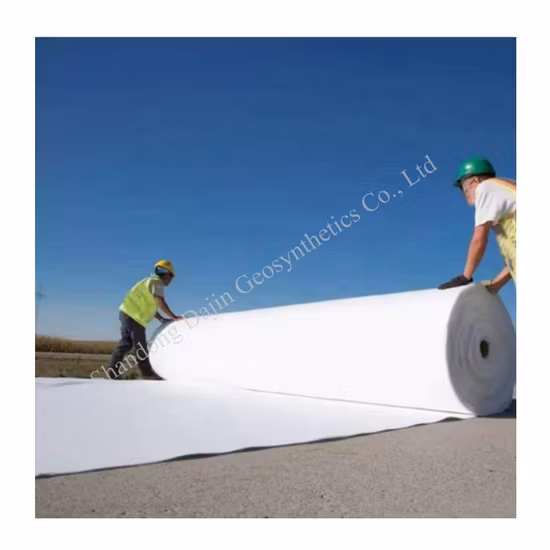 Construction de routes à fibres longues en tissu polypropylène Non