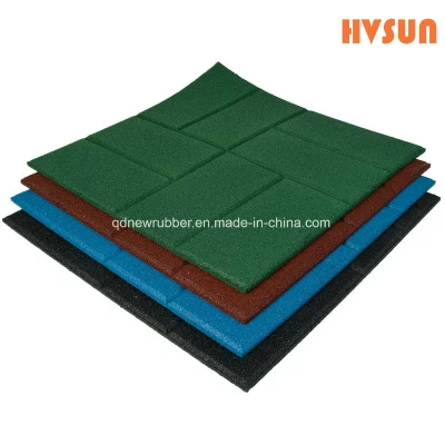 Nouveau matériau sain et durable imperméable pour les pavés en caoutchouc de revêtement de sol de piscine